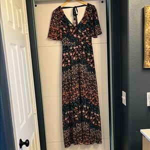 BCBGeneration Multicolor Floral Maxi Dress